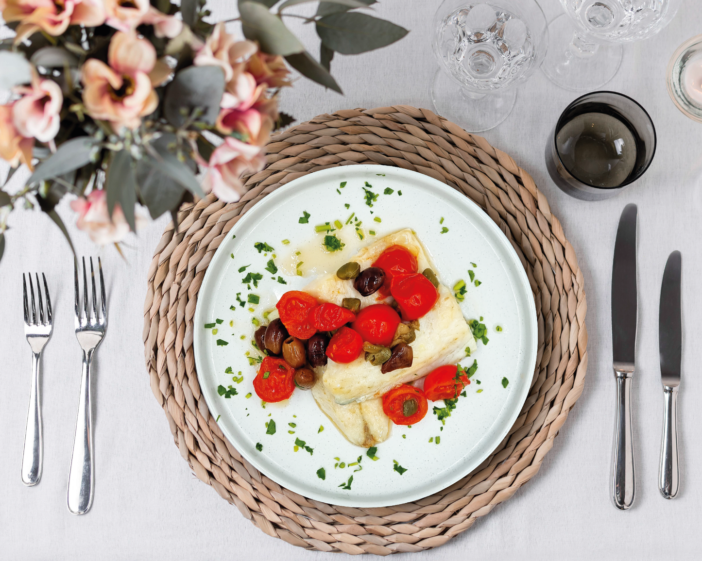 Branzino alla mediterranea