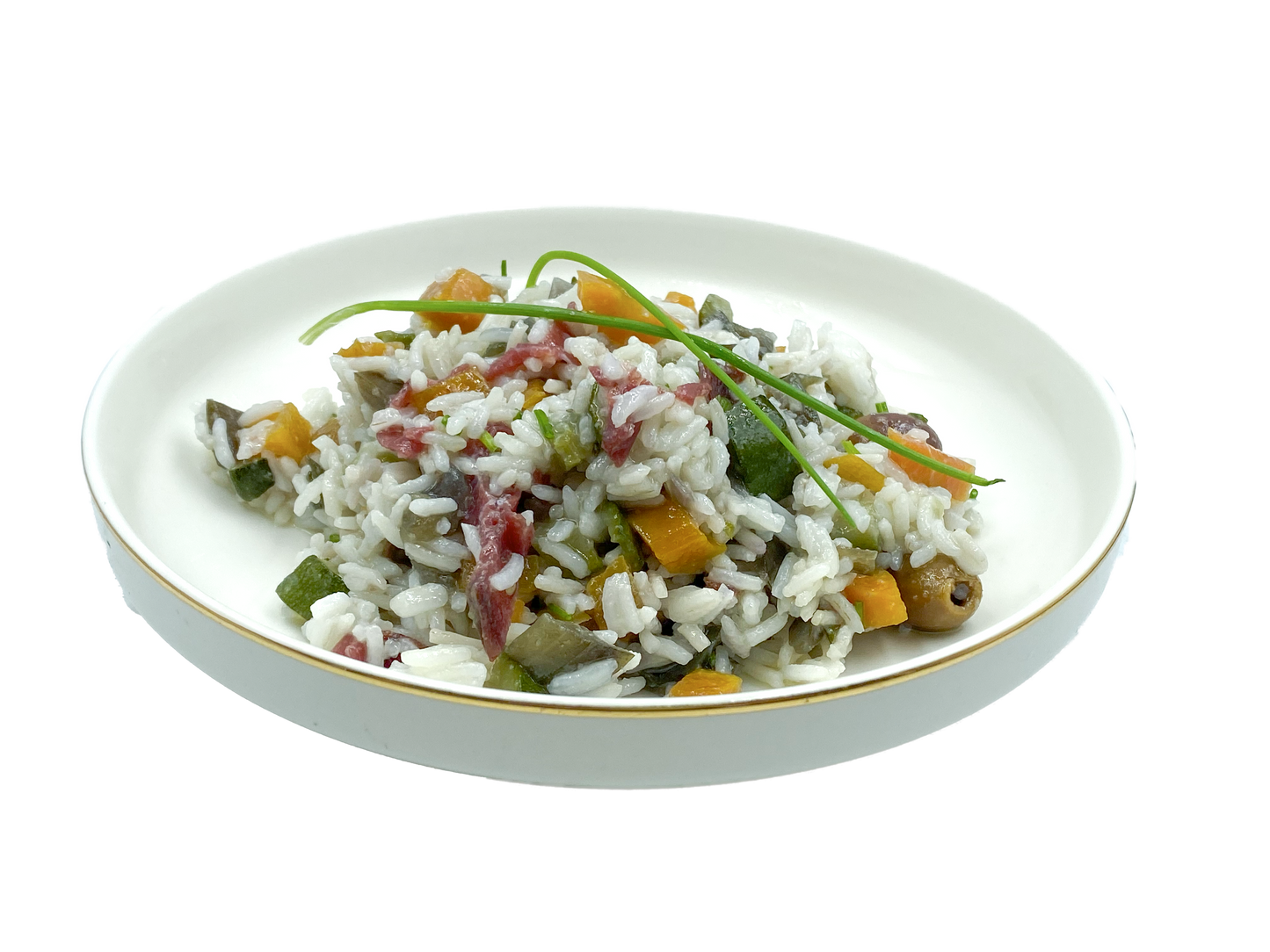 Basmati bresaola e verdure