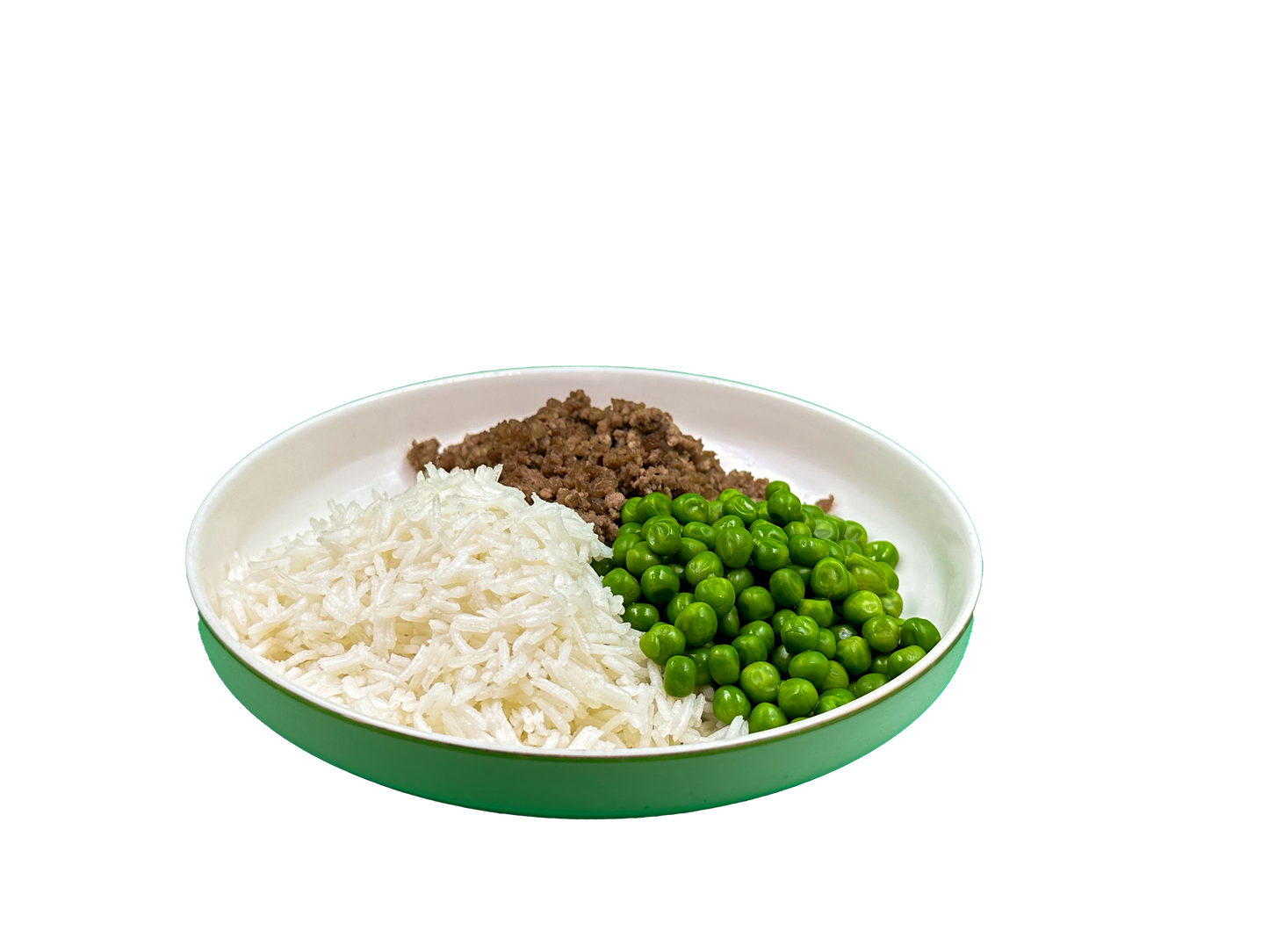 Basmati, piselli e macinata