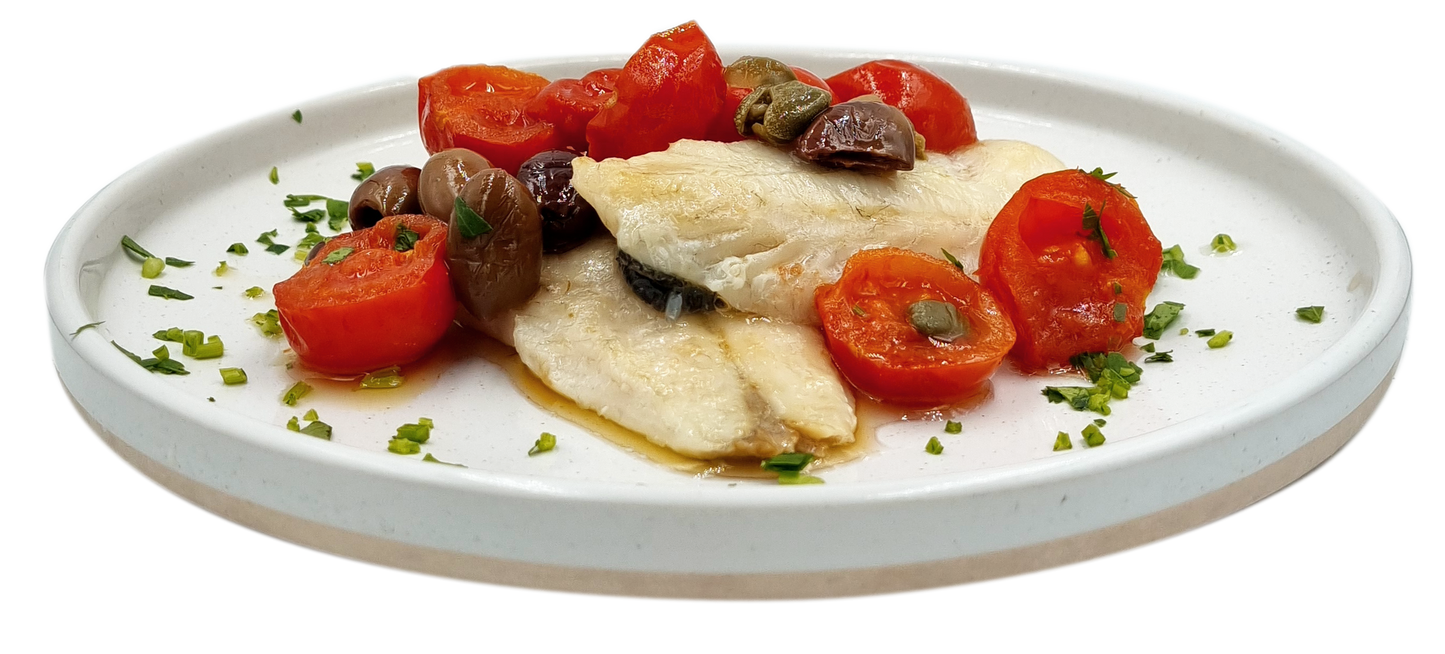 Branzino alla mediterranea