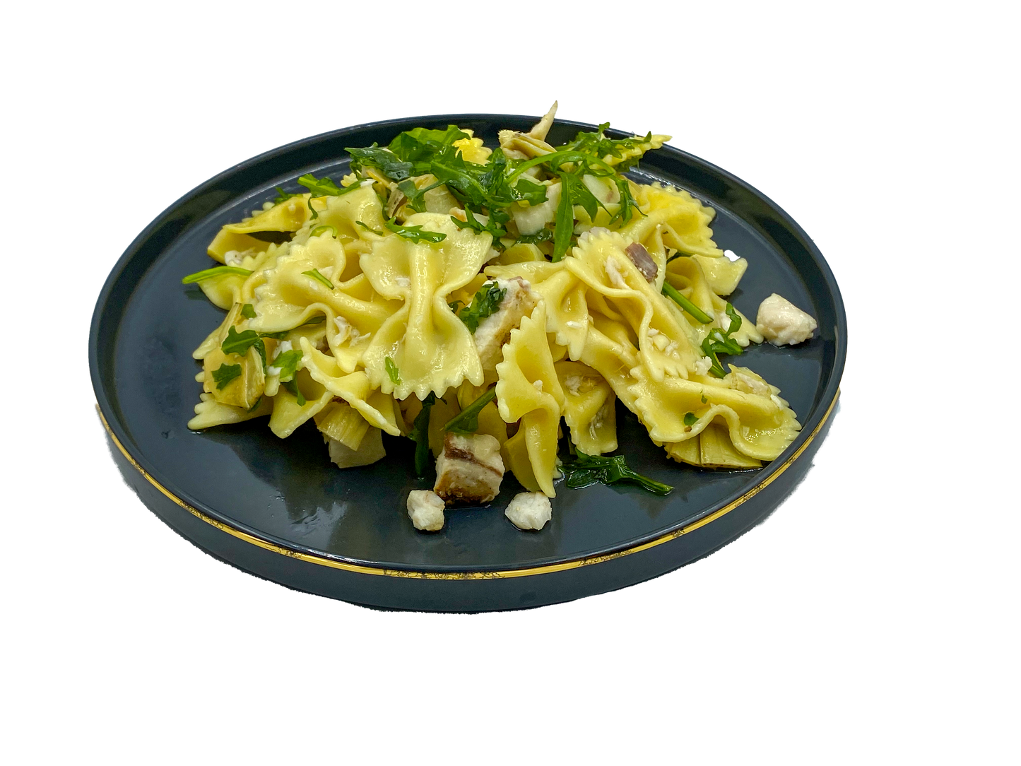 Farfalle spada e carciofi