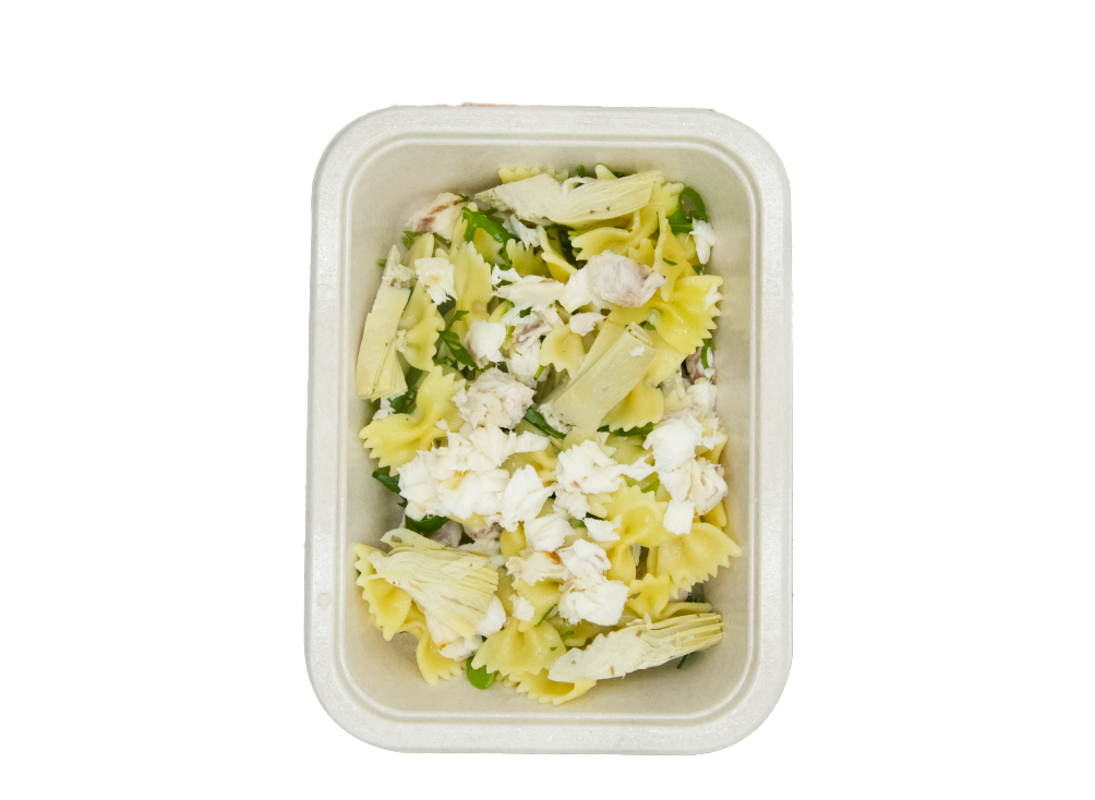 Farfalle spada e carciofi