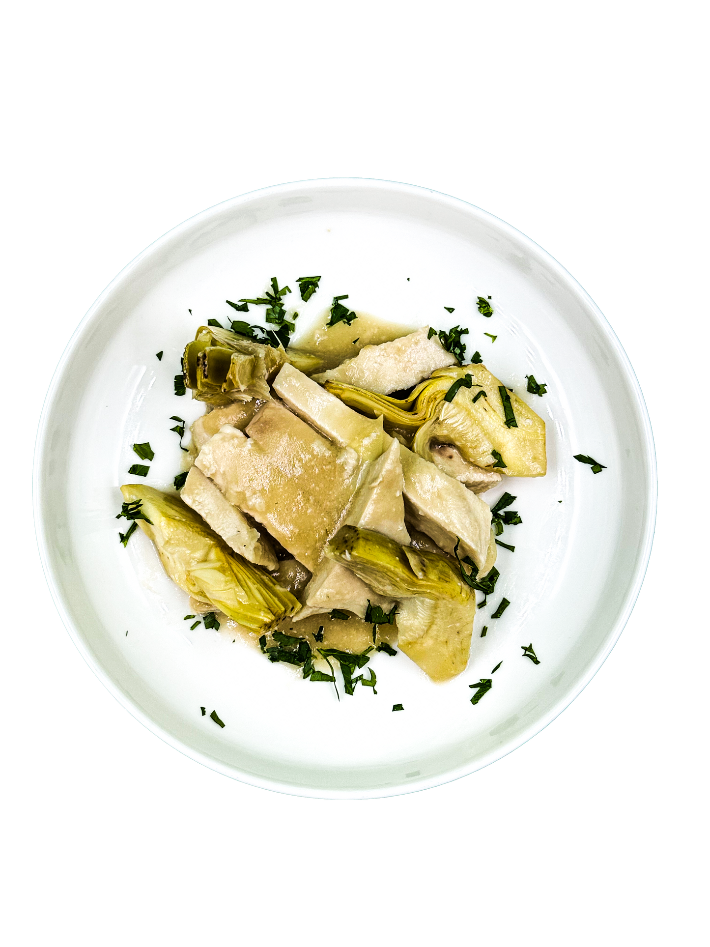 Straccetti di pollo con carciofi