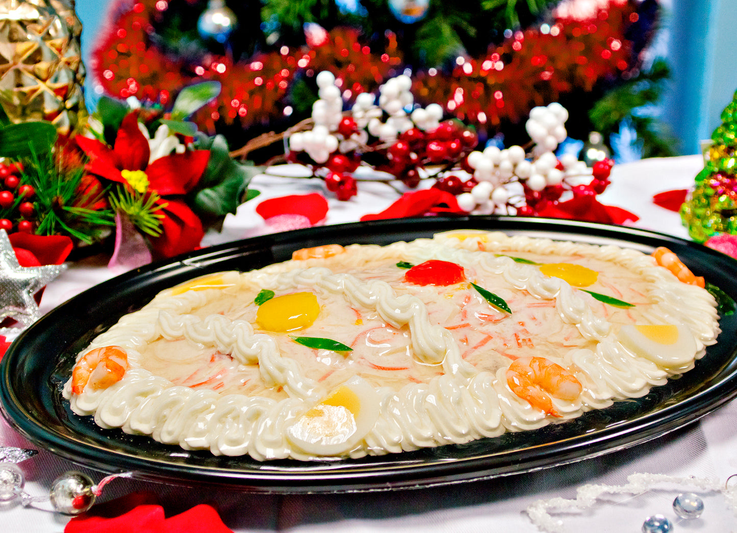 Insalata russa decorata. Prezzo al Kg: