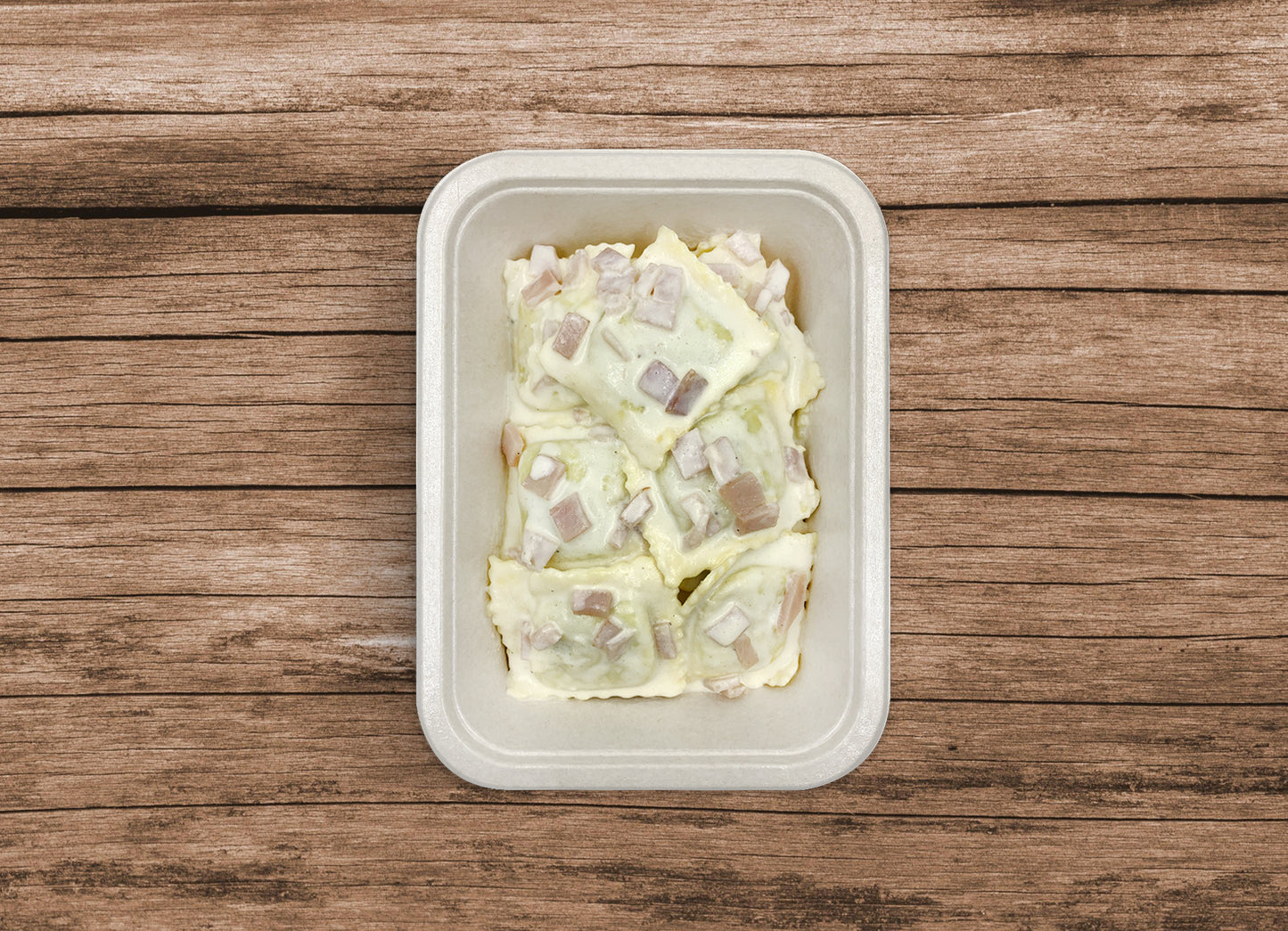 Agnolotti panna e prosciutto