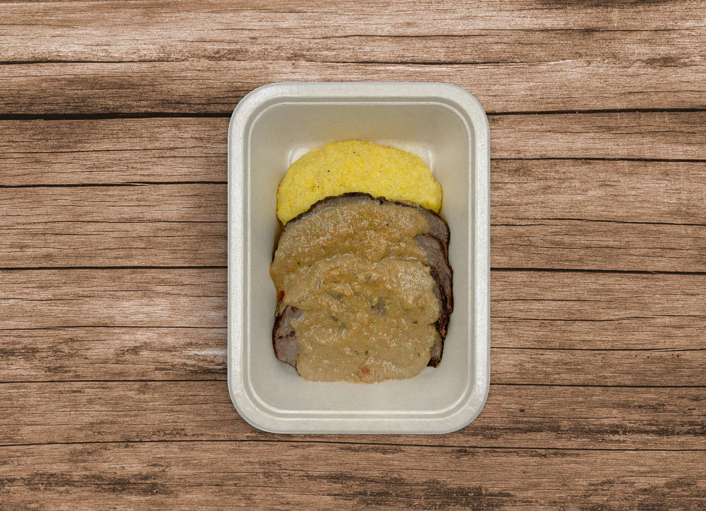Brasato con polenta