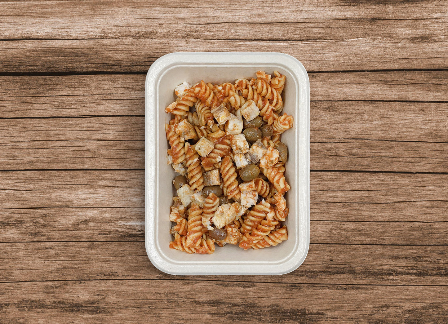 Pasta integrale alla mediterranea (con spada)