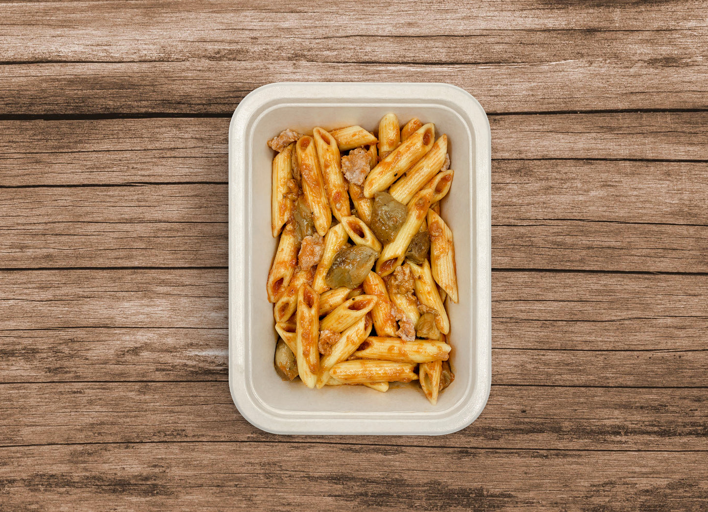 Penne salsiccia e funghi