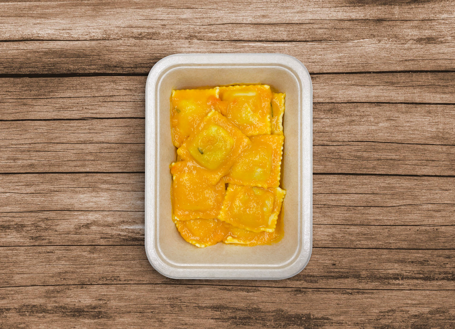 Ravioli alla zucca con crema di zucca