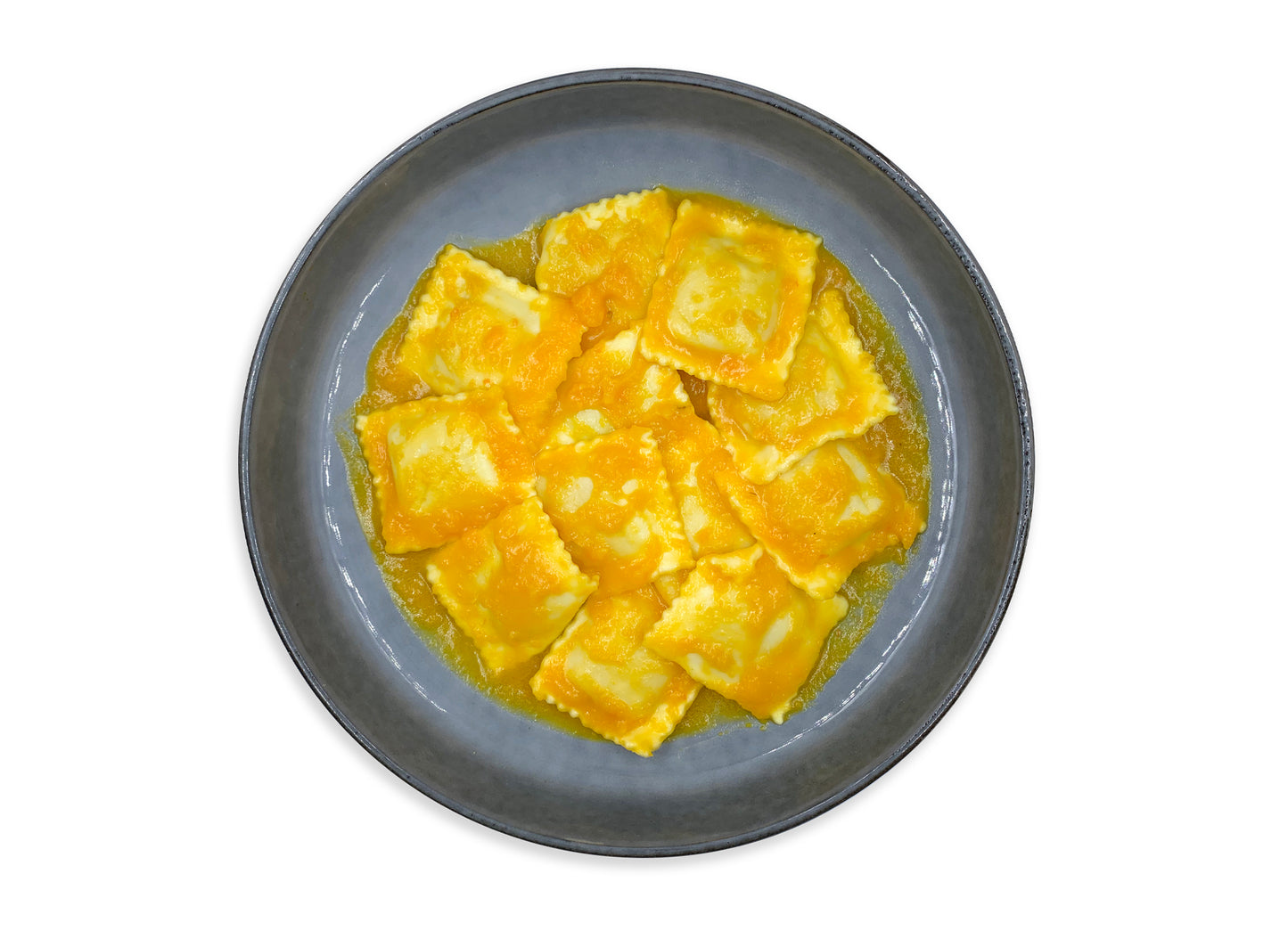 Ravioli alla zucca con crema di zucca