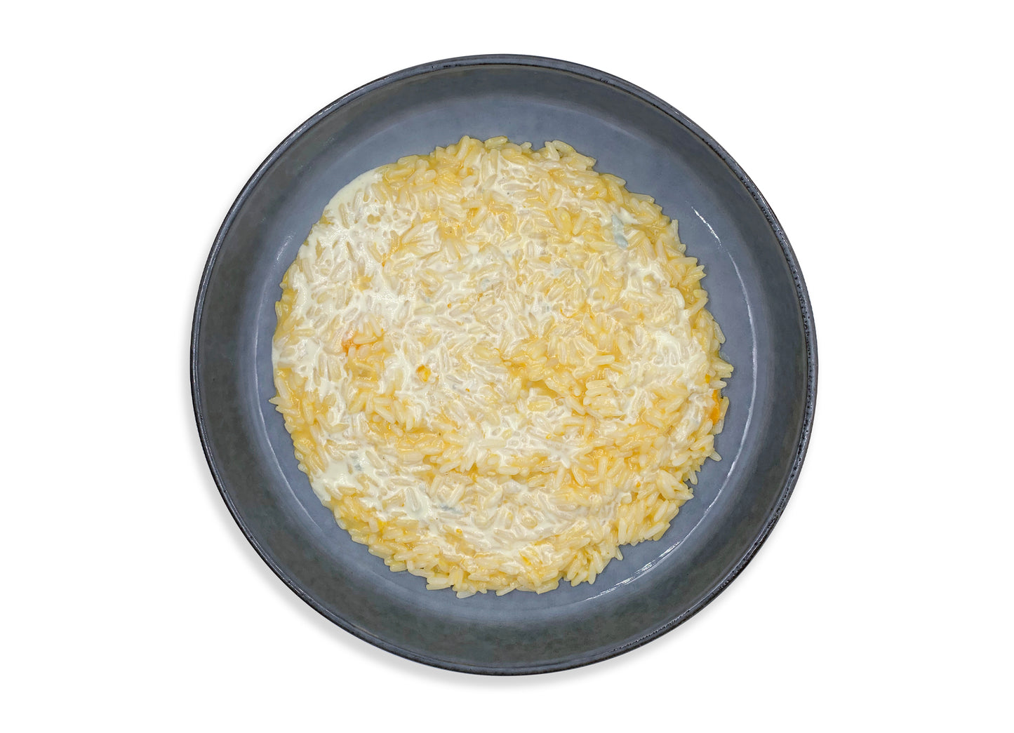 Risotto con zucca, zola e zenzero