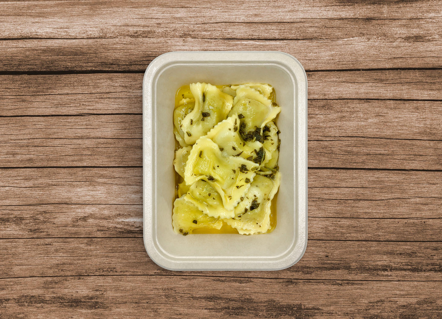 Ravioli Scarpinocc con burro