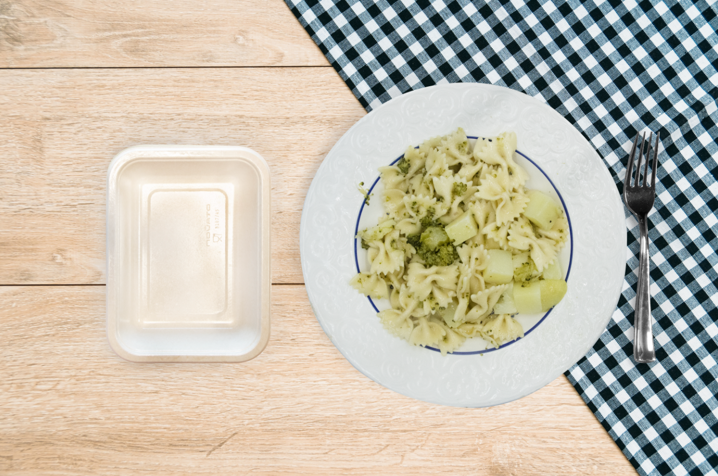 Farfalle fredde broccoletti e patate