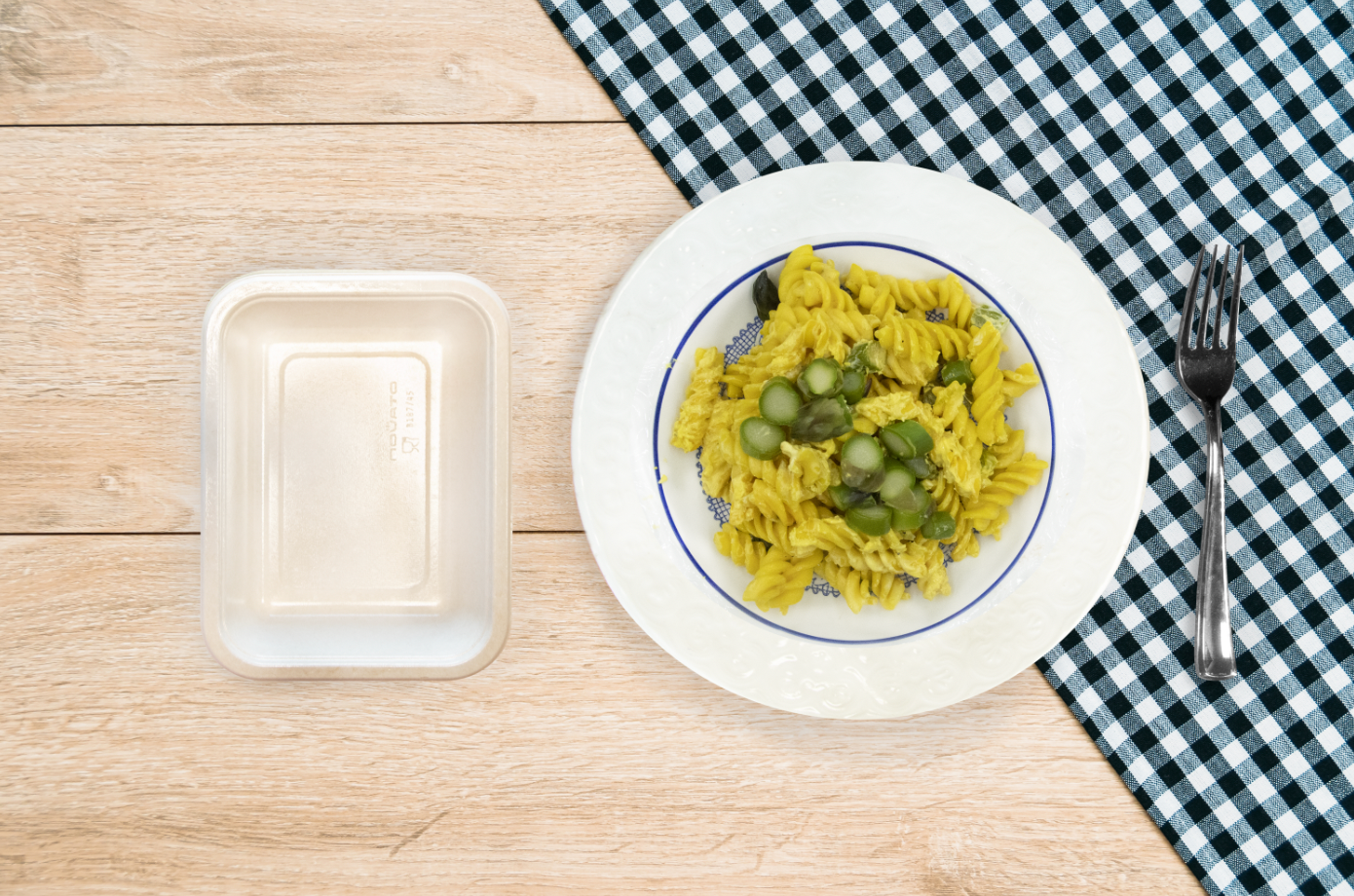Fusilli asparagi e zafferano