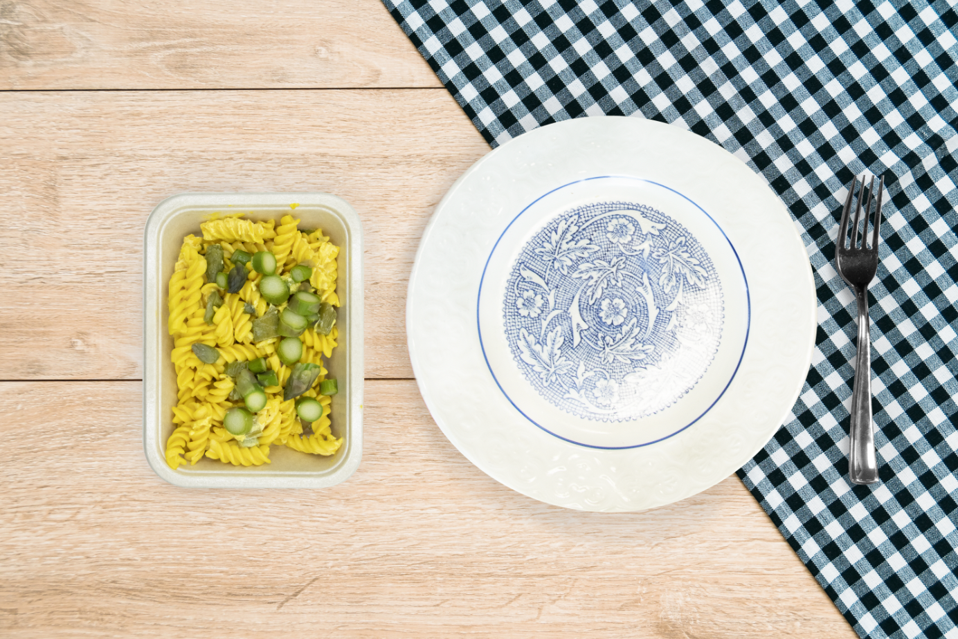 Fusilli asparagi e zafferano