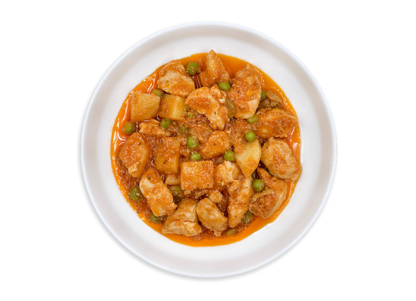 Spezzatino con patate e piselli