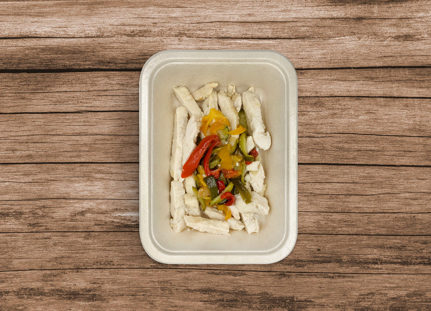 Straccetti di pollo con verdurine
