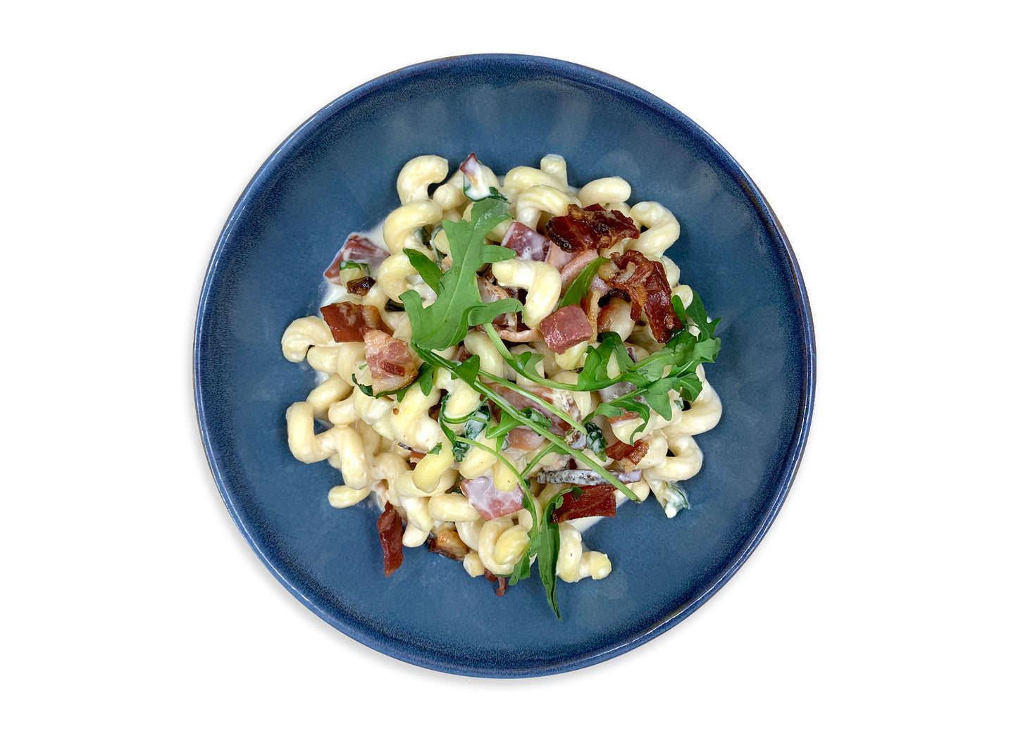 Trucioli panna, speck e rucola