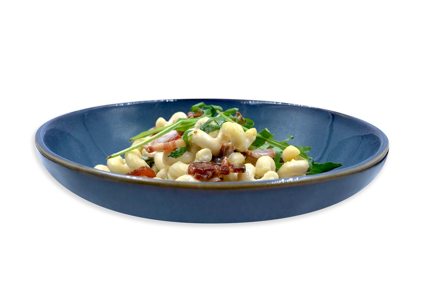 Trucioli panna, speck e rucola