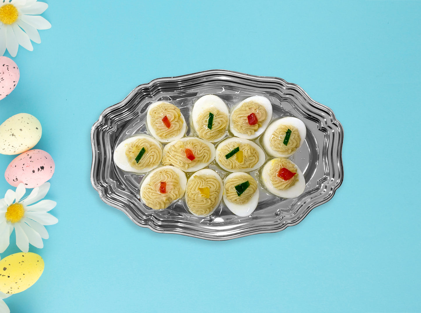 Uova farcite (8 Pezzi).