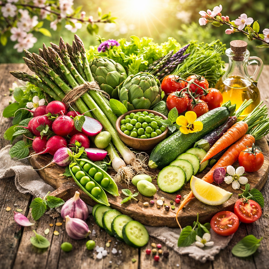 Primavera a tavola: leggerezza, colore e verdure di stagione