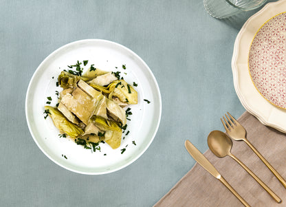 Straccetti di pollo con carciofi