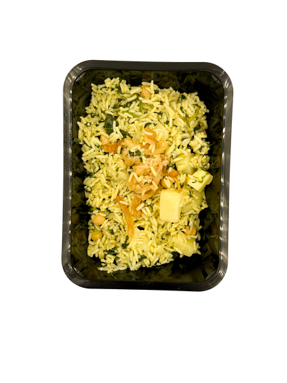 Basmati, verdure e curry