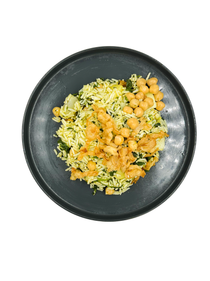 Basmati, verdure e curry