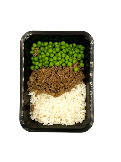 Basmati, piselli e macinata