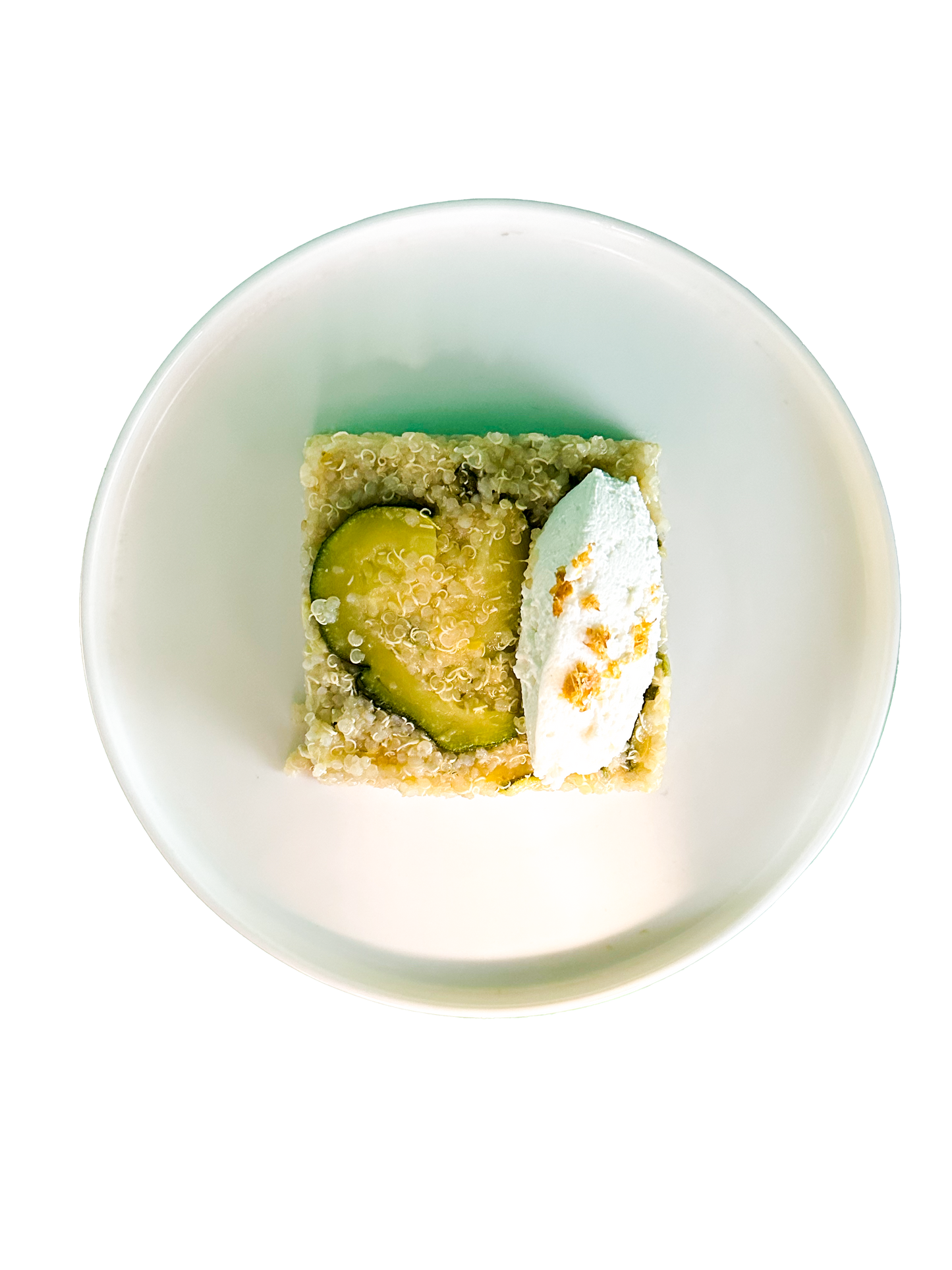 Quinoa con zucchine, ricotta e lime