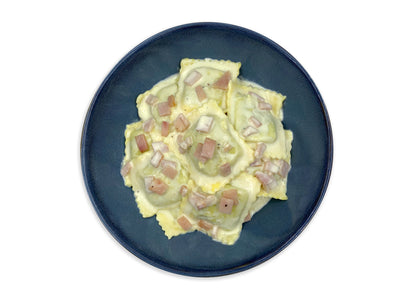 Agnolotti panna e prosciutto