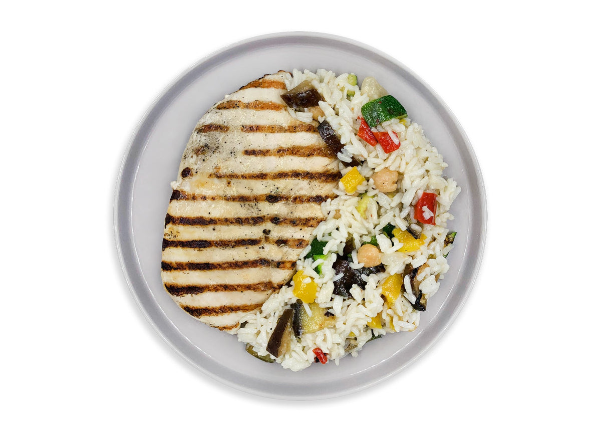 Basmati con pollo e verdure