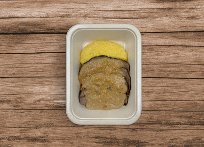 Brasato con polenta