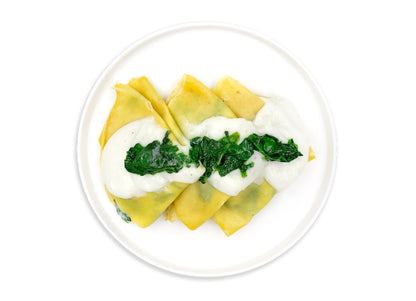 Crespelle agli spinaci