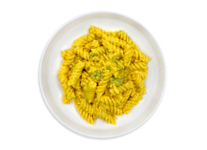 Fusilli crema di formaggio e zafferano
