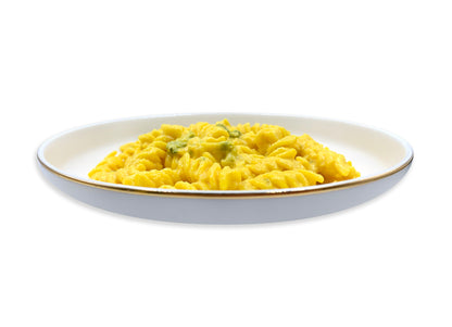 Fusilli crema di formaggio e zafferano