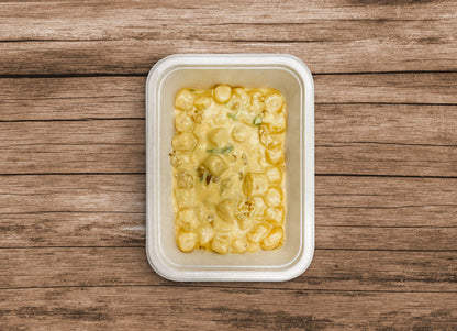 Gnocchi di zucca con Brie e noci