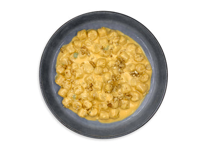 Gnocchi di zucca con Brie e noci