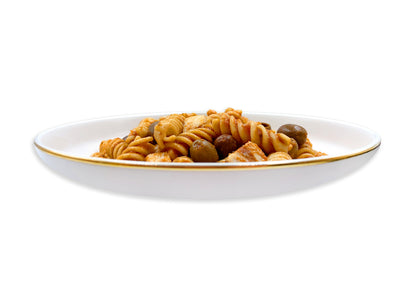 Pasta integrale alla mediterranea (con spada)