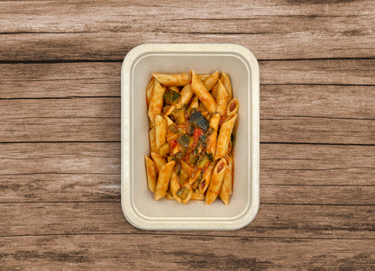 Pasta integrale al ragù di verdure