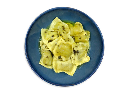 Ravioli Scarpinocc con burro