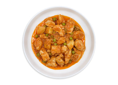 Spezzatino con patate e piselli