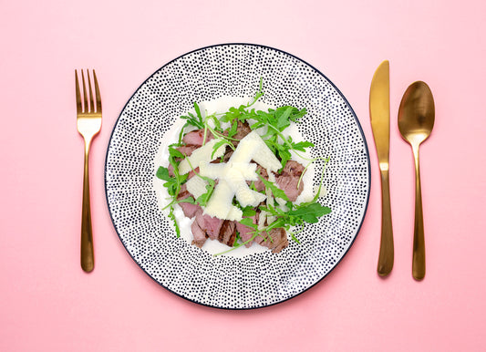 Tagliata formaggio e rucola