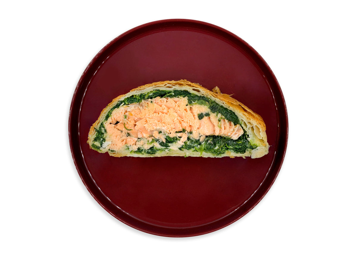 Torta salata spinaci e salmone