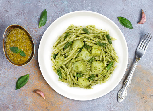 Trofie Portofino (con pesto, patate e fagiolini)